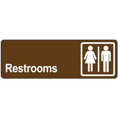 BSC PREFERRED Door Sign - ''Restrooms'' S-20287